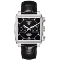 Tag Heuer Monaco Black Dial Men's Watch CAW2110-FC6177 Tag Heuer Monaco Black Dial Men's Watch CAW2110-FC6177